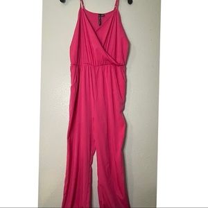 La Classe Couture Pink Jumpsuit